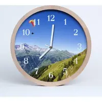 Tulup Holzuhr 20fi cm wanduhr - Round Mountain
