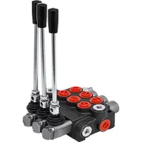StarTech.com Handhebelventil 3-Bank Hydraulikventil - Hydraulische Ventil, verstellbar 11GPM - 14,6 lb - Hydraulik-Steuergerät für Landwirtschaft und Baumaschinen