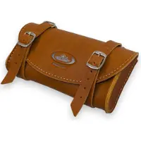 Selle Monte Grappa SMG Retro Sattel-Tasche Kunstleder Vintage Fahrrad-Satteltasche Honig-Braun