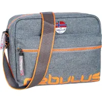 Nebulus Tasche OHIO Uni, Umhängetasche, Crossbody-Bag, Messengertasche, P6921 - Uni, grau-orange, Onesize