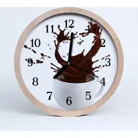 Tulup Holzuhr 20fi cm wanduhr - Coffee Loft Wohnzimmer