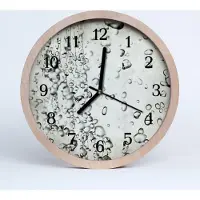 Tulup Holzuhr 20fi cm wanduhr - fällt der Natur
