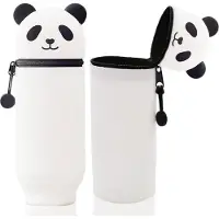 Markenlos Hoshisea Silikon Federmäppchen Etui, Kawaii Federmäppchen, 2-in-1 Weiche Silikon Tasche, für Kinder, Schule (6.6×6.6×19cm)