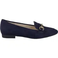Gabor Slipper & Mokassin 1.302.16, Rauleder, Blau, Damen
