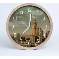 Tulup Holzuhr 30fi cm wanduhr - Warschau Stadt