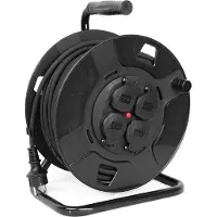 Linder Exclusiv GmbH LEX 25 m Profi Kabeltrommel Verlängerungskabel SL-018-1