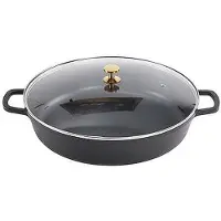 Contacto AluChef Bräter, rund 40 cm / schwarz