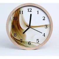 Tulup Holzuhr 30fi cm wanduhr - Abstrakte Kunst
