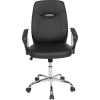 Duo Collection Bürostuhl >Leevi< ergonomisch, Wippmechanik, in schwarz - 54x100x54cm (BxHxT)