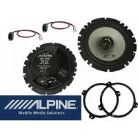 DSX passend für BMW E46 3er Alpine Lautsprecher Audio System 2 Wege 220 Watt Tür Vorne