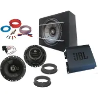 DSX JBL Set für VW Golf 7 3 Wege Lautsprecher Subwoofer Verstärker 1480 Watt