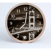 Tulup Holzuhr 20fi cm wanduhr - Bridge-Architektur