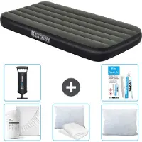 Bestway Luftmatratze - 1 Person - 99 x 188 x 28 cm - Blau - Inklusive Zubehör