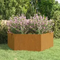 vidaXL "2024"cloris Pflanzkübel Rostig 138x120x45 cm Cortenstahl - Beete pflanzen CHY12712792