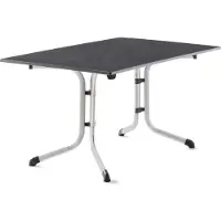 Sieger Klapptisch >Boulevard< in Schiefer anthrazit, vivodur  - 140x73x90cm (BxHxT)