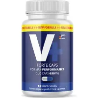 MayProducts V + Forte Caps - mit wertvollen Inhaltsstoffen wie Maca, L-Arginin und L-Citrullin - für eine starke Performance - 60 Kapseln 1x