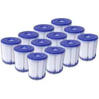 Bestway 12 Stück Poolfilter Gr.1