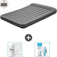 Bestway Luftmatratze - 2-Personen - 152 x 203 x 30 cm - Grau - Inklusive Zubehör