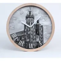 Tulup Holzuhr 25fi cm wanduhr - weiße Spitzen - Krakau, Polen