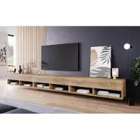 MINIO go for it , TV-Schrank, Lowboard "ANNE", 300cm, Kastanien Breslau Farbe