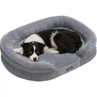 Feandrea Hundebett,Hundekissen, große Hunde, abnehmbarer, waschbarer Bezug