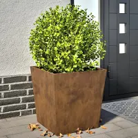 vidaXL Praktischen Pflanzkübel 2 Stk. 50x50x50 cm Wetterfester Stahl - Beete ,design Möbel 2105290 1parcel