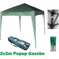 Mcc 2x2 Pavillon, Gartenpavillon, Faltpavillon, Festzelt, Partyzelt, Grün