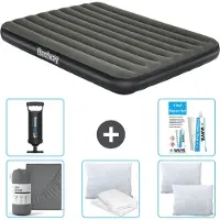 Bestway Luftmatratze – 2 Personen – 152 x 203 x 25 cm – Grün – im Lieferumfang enthalten Zubehör