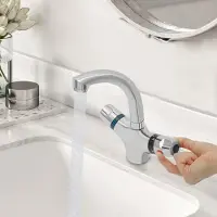 StarTech.com Wasserhahn - Waschbeckenarmatur - Standmontage - Metallgehäuse - Ventilkern aus Messing - Silber
