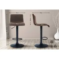 CLP Barhocker Hoover Stoff B braun
