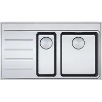Franke Spüle MYTHOS MYX 251 A - Becken rechts - mit Druckknopfventil / Edelstahlspüle / Slimtop / Flächenbündig