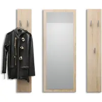 Vladon Garderobenset Garderobe Spot, Germany, in Eiche sägerau
