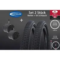 Schwalbe 2 Stück 27.5 Zoll Super Moto X 70-584 Reifen 27.5x2.8 Schlauch SV
