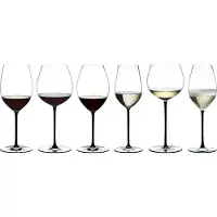 Riedel 4900/97B FATTO A MANO Oaked Chardonnay Weinglas - Stiel SCHWARZ