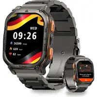 Kospet TANK M3 ULTRA Smartwatch (1,96 Zoll, Android iOS), Herren Wasserdicht Herzfrequenzmesser Schrittzähler Aktivitätstracker