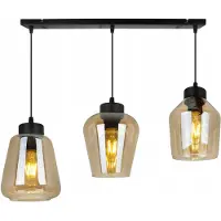 Light11 HOME Moderne Pendelleuchte mit Glas Lampenschirm – Elegante Hängelampe Deckenlampe für Wohnzimmer und Esszimmer