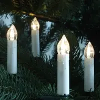 F-H-S International LED Weihnachtsbaumbeleuchtung 30er außen 17,4m warmweiß mit Timer 23454