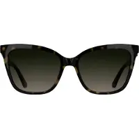 Karl Lagerfeld Women's Sunglasses KL6223S - Dark Tortoise with Gradient Brown Le