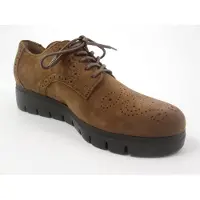 Gabor Damen Schnürschuhe sportlich braun Gr. 41/2
