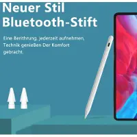 MODFU kapazitiver Stift , Kompatibel mit der 2. Generation des Apple Pencil (715D Bluetooth-Eingabestift) , Weiß
