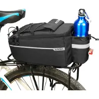 Lixada Insulated Trunk Cooler Bag mit Regenschutz Wasserdichtes Fahrradfahrrad Gepaecktraeger Aufbewahrung Gepaecktasche Reflektierende MTB Bike Packtasche Umhaengetasche