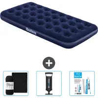 Bestway Luftmatratze – 1 Person – 99 x 188 x 22 cm – Blau – im Lieferumfang enthalten Zubehör