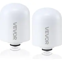Vevor Wasserhahnfilter-Ersatz (2 Stk.) Wasserfilterkartuschen, 6-lagige Hocheffizienzfiltration, 3 Monate Nutzungsdauer und 800 L Filterleistung, Kompatibel mit dem Filtersystem Modell 8627