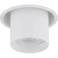 Licht-Erlebnisse Einbaustrahler Metall GU10 D: 8.3 cm Weiß rund Modern