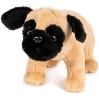 Semo Plüschtier Hund, Mops, 24 cm, Kuscheltier Stofftier Haustiere Hunde