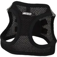 Nayeco Atmungsaktives schwarzes Geschirr, Größe S 40-45 cm