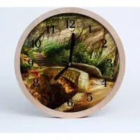 Tulup Holzuhr 20fi cm wanduhr - Die meisten Wald