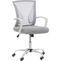 Mendler Bürostuhl HLO-CP81 W hellgrau