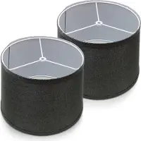 Lixada Abnehmbare faltbare Leinen Lampenschirm Cowl DIY hausgemachte Tischlampe Zubehör für Tisch Boden Licht Nachttisch