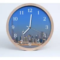Tulup Holzuhr 20fi cm wanduhr - Stadt Dubai Stadt